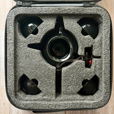 Reise-Teegeschirr-Set "Xi Shi" Keramik (Schwarz) für 4 Personen