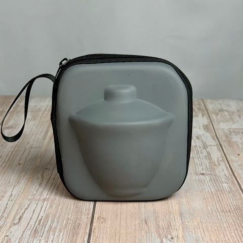 Reise-Teegeschirr-Set Gaiwan und 3 Tassen (Grün)