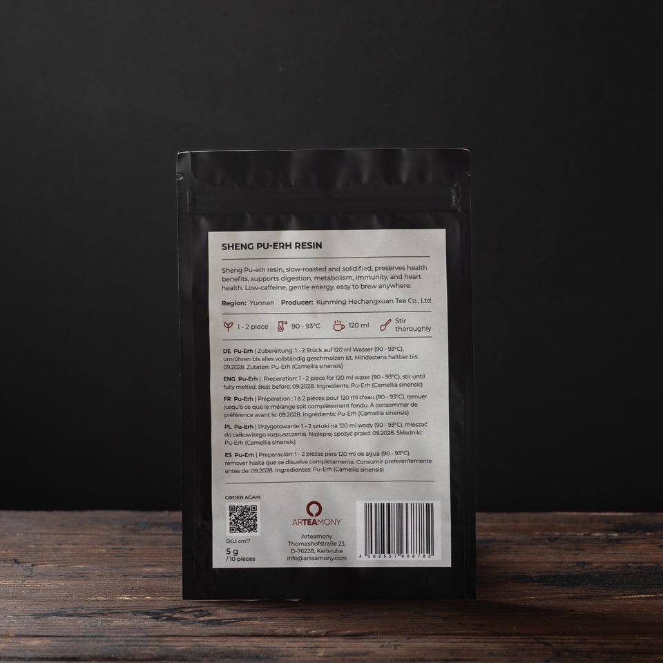 
Sheng Pu-Erh Tee-Harz aus Yunnan Bild 6