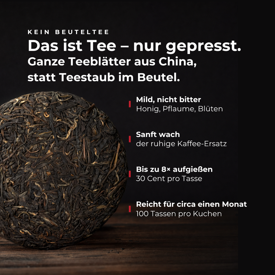 Purple Beauty, 2019 – Infografik: Das ist Tee, nur gepresst (DE)
