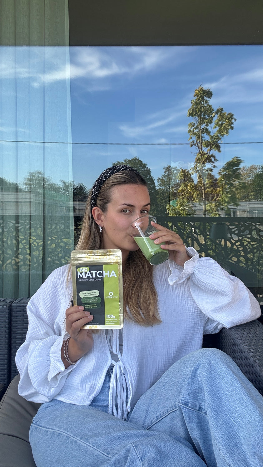 Dein cremiger Matcha Latte — in unter einer Minute