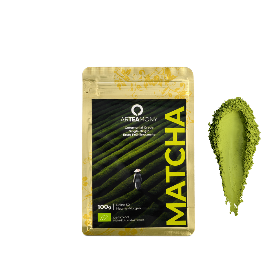 
Organic Matcha · Smooth & Without Bitterness · First Flush · Ceremonial Grade · 100 g Image 1