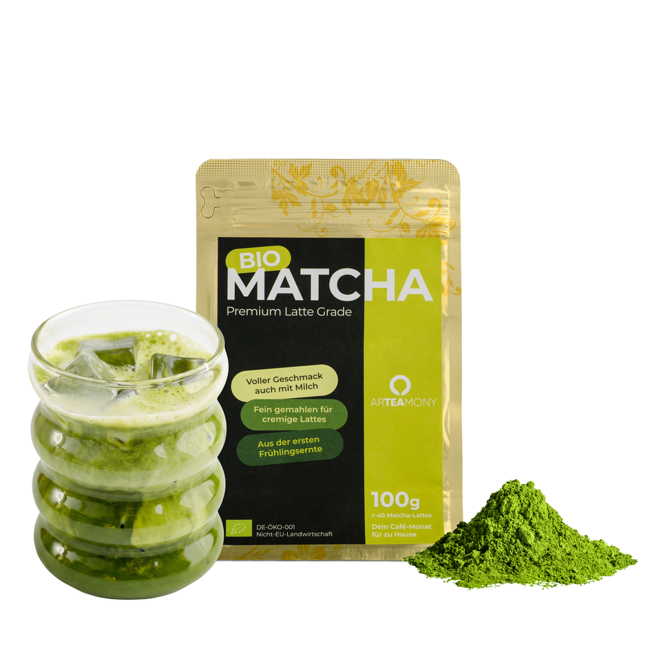 
Organic Matcha Latte · Creamy & Never Bitter · For 40 Lattes · 100 g Image 1