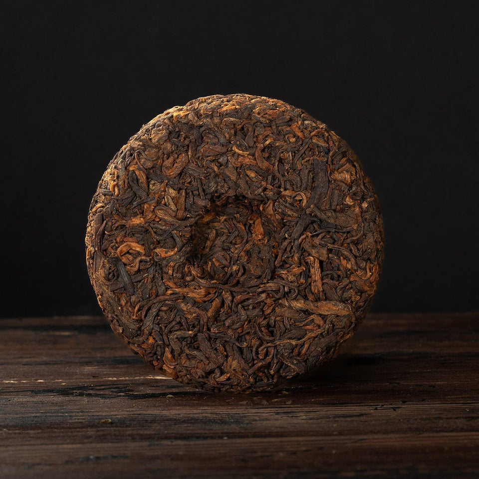 Shou Pu-Erh Yu Lian 2019 – Kuchen von oben