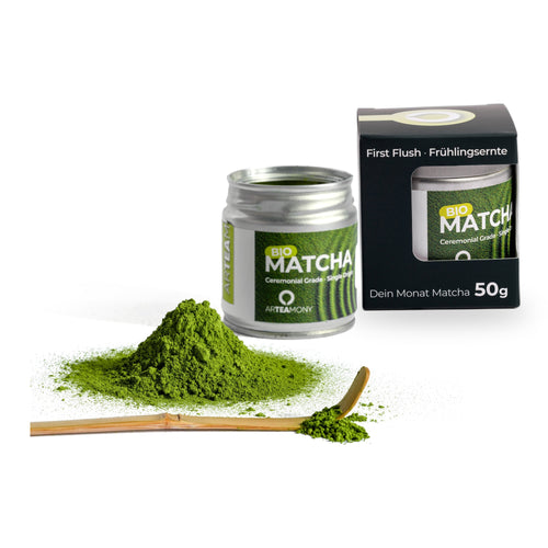 Bio Matcha Ceremonial · Sanft & nie bitter · 50 g