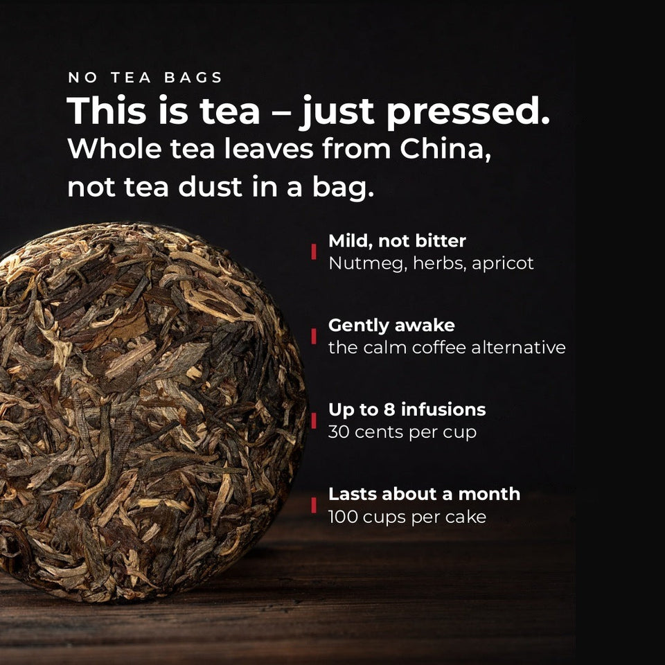 Le Qing Xiang Bingdao, 2014 – Infographic: This is tea, just pressed (EN)