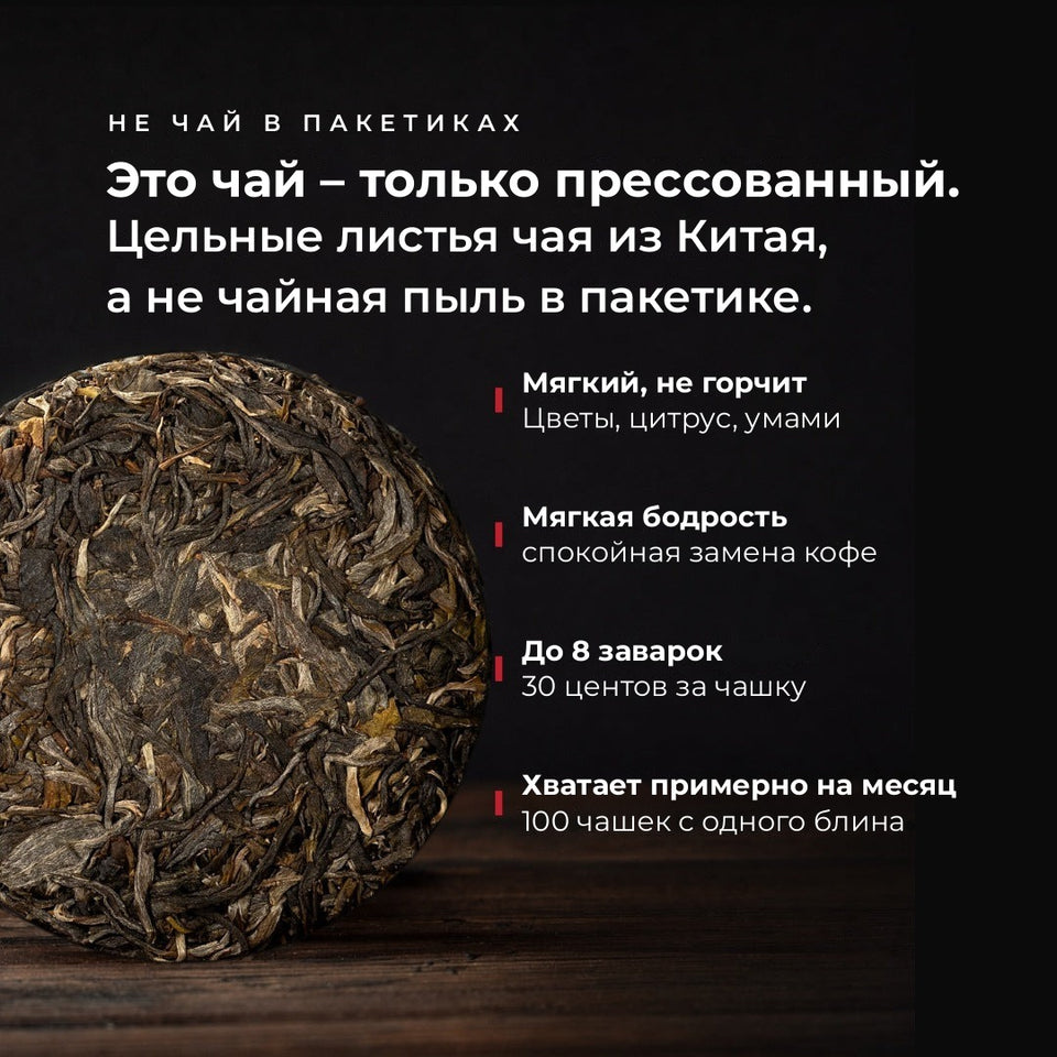 Yi Wu Wan Gong, 2021 – Инфографика: Это чай, только прессованный (RU)