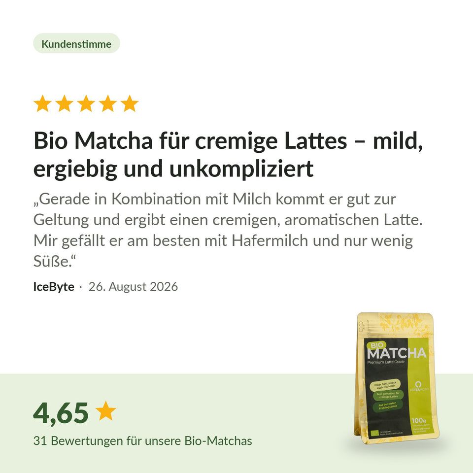
Bio Matcha Latte · Cremig & nie bitter · 100 g Bild 12