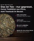 Yi Wu Chun Yun, 2023 – Infografik: Das ist Tee, nur gepresst (DE)