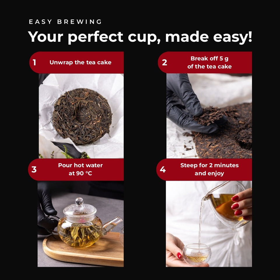 Le Qing Xiang Bingdao, 2014 – Easy brewing: Your perfect cup in 4 steps (EN)